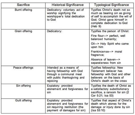 Offerings ~ Leviticus 1-4 ~ different types of offerings in leviticus ...