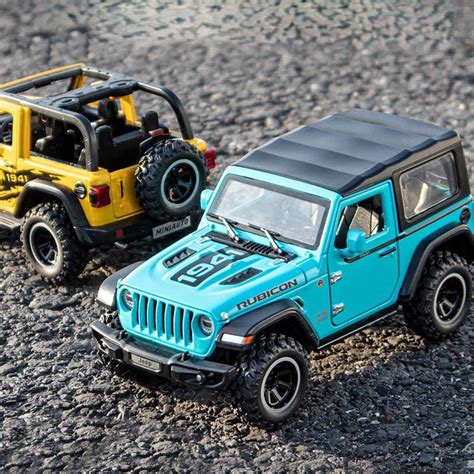 1:32 Scale Diecast Jeeps, Wrangler, Rubicon Off Road Alloy Model Cars ...