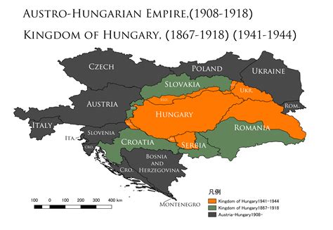 Austro-Hungarian Empire and Kingdom of Hungary in WW2 : r/MapPorn