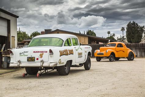 1955, Chevrolet, Bel, Air, Sedan, Two, Door, Gasser, Drag, Dragster ...