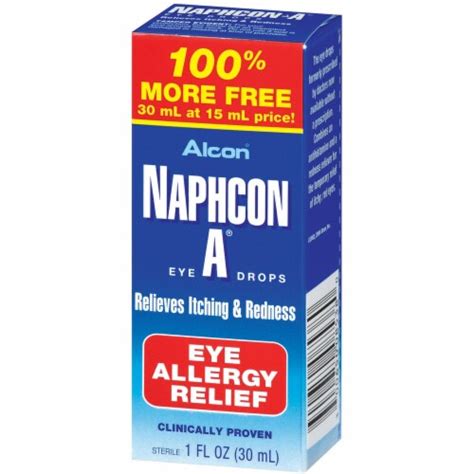 Alcon Naphcon A Eye Allergy Relief Drops, 1 Fl Oz - Ralphs