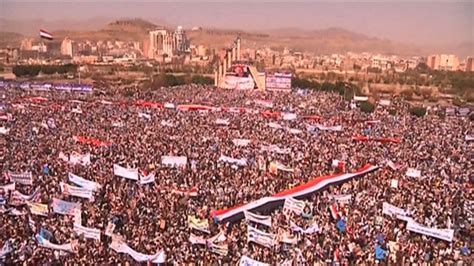 Yemen: Tens of Thousands Protest U.S.-Backed, Saudi-Led Offensive on ...