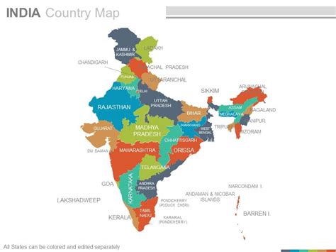 India Country Powerpoint Maps | PowerPoint Presentation Designs | Slide ...