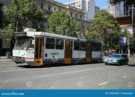 Modern Melbourne Tram the Famous Iconic Transportation in the Town ...