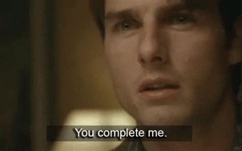 You Complete Me GIF - TomCruise JerryMaguire Love - Discover & Share GIFs