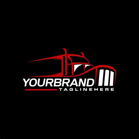 Truck logo design clipart - verseret