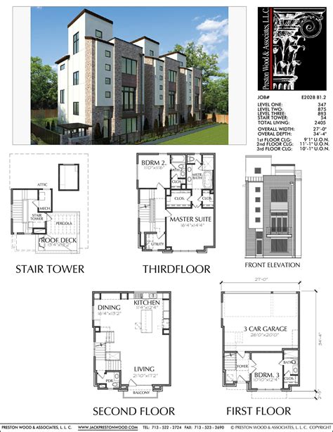 New Townhomes Plans, Townhouse Development Design, Brownstones, Rowhou ...