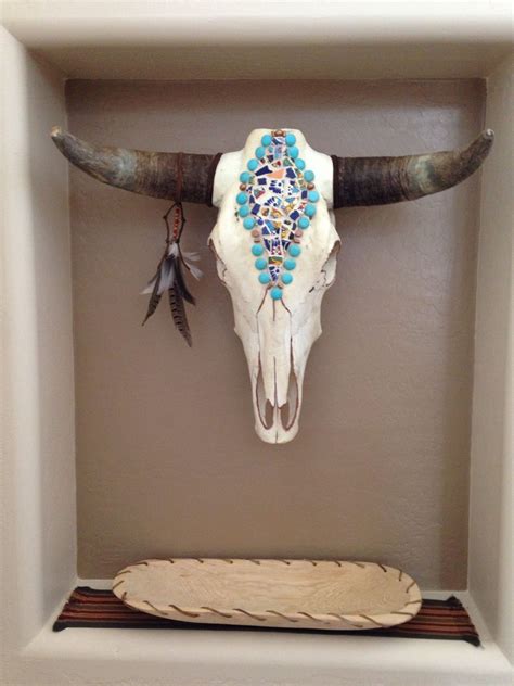 Cow skull decor, Skull decor, Painted cow skulls