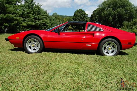 1985 Ferrari 308 GTS QV Red with tan interior. Fully completely serviced