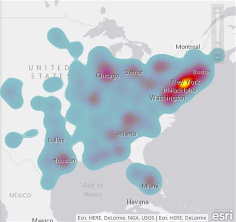 Apply a heat map—Esri Maps for MicroStrategy | ArcGIS