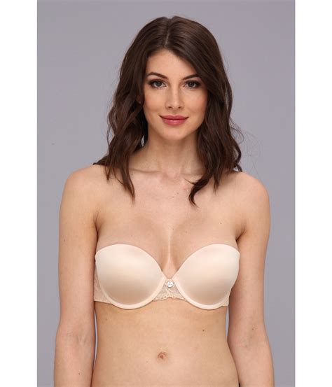 DKNY Intimates Super Glam Strapless Push-Up Bra 458111 - Zappos.com ...