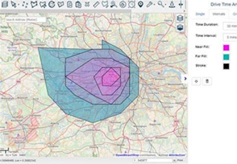 Drive Time Map Radius