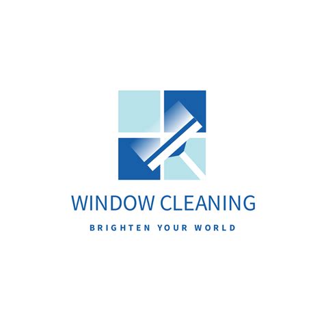 Window Cleaning, Brighten Your World Logo | Square logo, Cleaning logo ...