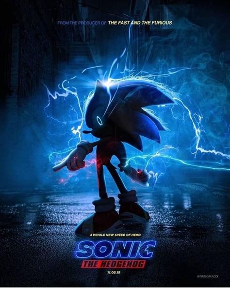 A (much) better take on the Sonic teaser poster... | Sonic the Hedgehog ...