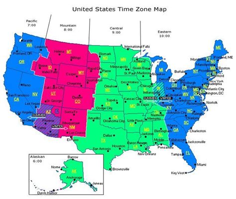 Image: http://miami-water.com/blog/usa-time-zones-map-of-america-with ...