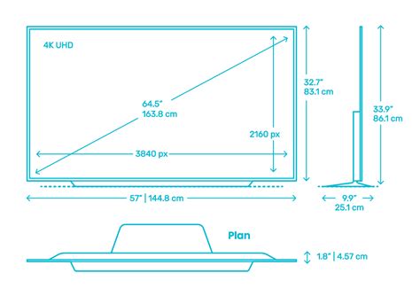 Guide To 65 Inch TV Dimensions (with Drawings) Homenish, 42% OFF