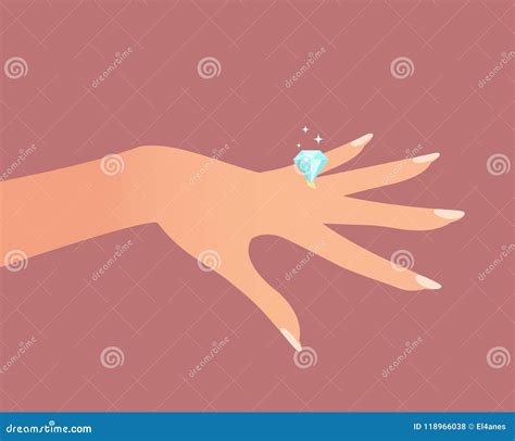 Wedding Ring. Vector Illustration. Stock Vector - Illustration of ...