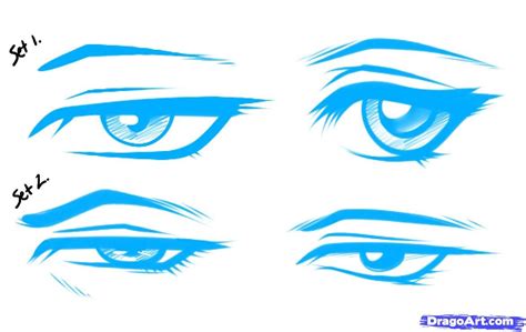 How To Draw Male Eyes Manga - Howto Techno