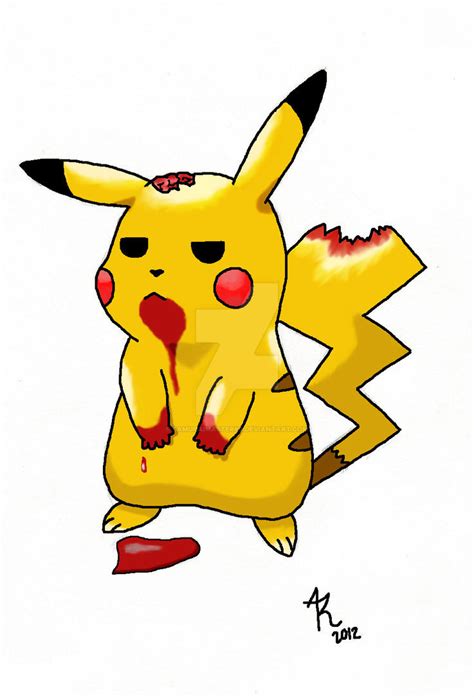 Zombie Pikachu by SamuraiMaster69 on DeviantArt