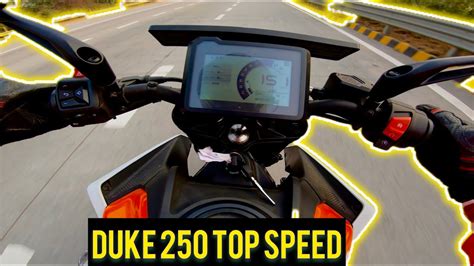 KTM Duke 250 Top Speed and Highway Riding | Super Stable and ...