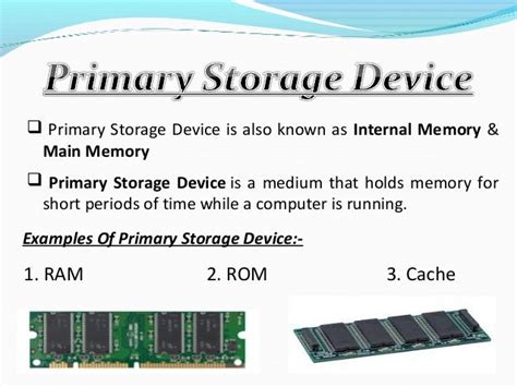 Storage devices and features