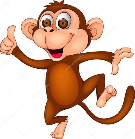 Monkey cartoon dancing ⬇ Stock Photo, Image by © tigatelu #18437991