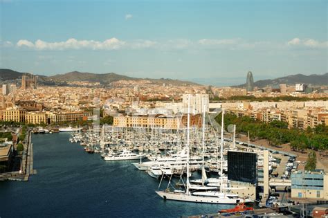 Barcelona Skyline Stock Photo | Royalty-Free | FreeImages