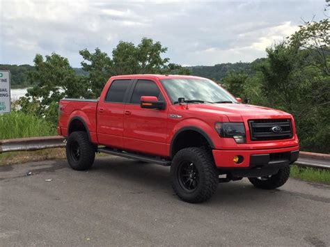 2014 Ford F150 FX4 Super Crew 5’5 Red Lifted 5.0 for sale