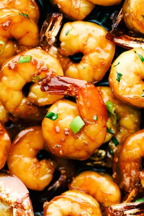 Sticky Honey Garlic Butter Shrimp