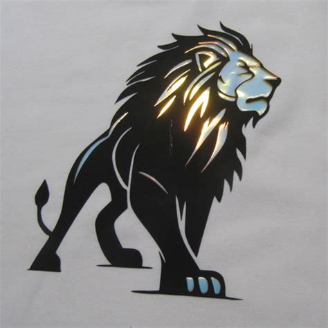 Adult, Cami - Black Lion with holographic decal | RCP Creations