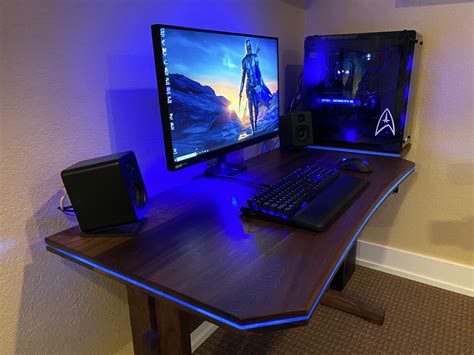 RGB Gaming Desk - The Wood Whisperer