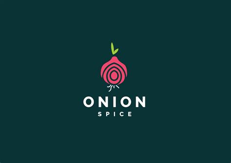 minimalistic fresh onion logo vector icon illustration 23835528 Vector ...