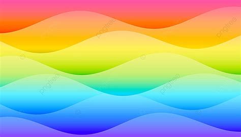 Colorful Wave Style Rainbow Colors Vibrant Abstract Background ...