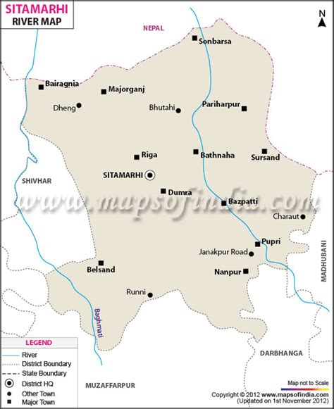 Sitamarhi River Map