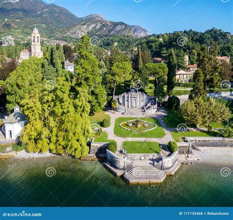 Tremezzo - Lake Como it - Aerial View Stock Photo - Image of ...