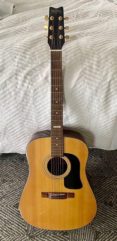 Washburn Acoustic Guitar 1989 Limited Edition Natural | Reverb