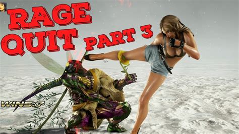 TEKKEN RAGE QUIT COMPILATION #3 - YouTube