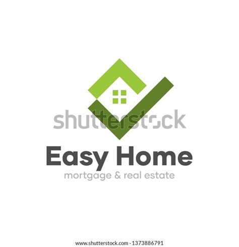 Simple Easy Home Check List Logo Stock Vector (Royalty Free) 1373886791 ...