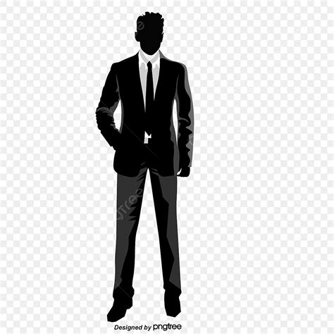 Business Man Silhouette PNG Transparent, Business Man, Man Clipart ...