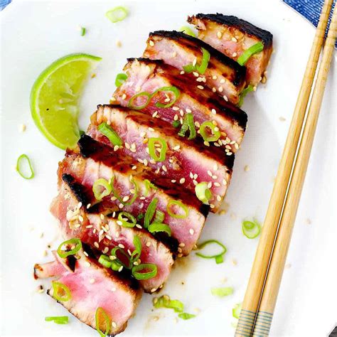 Grilled Yellowfin Tuna Marinade Recipe | Deporecipe.co