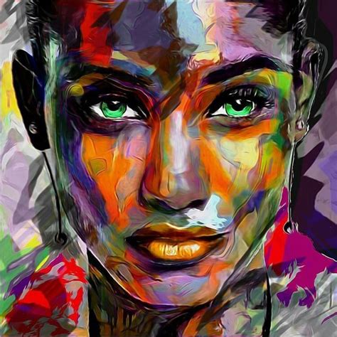 abstract art faces pinterest Continually torn apart — sylvain coulombe