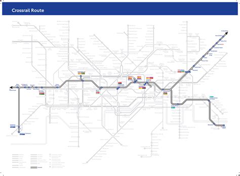 Crossrail, As It May Appear On The Tube Map | Londonist