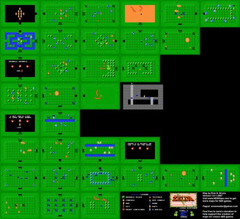 The Legend of Zelda - Level 7 Demon Quest 1 Map