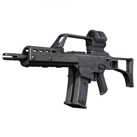 G36 Assault Rifle 3D Model .obj .3ds .c4d .lwo .lw .lws - CGTrader.com