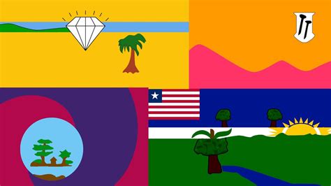 The Liberian County Flags Animated - YouTube