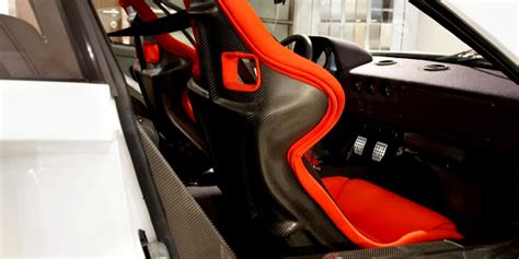 Ferrari F40 White interior carbon seats | Revival Sports Cars Limited