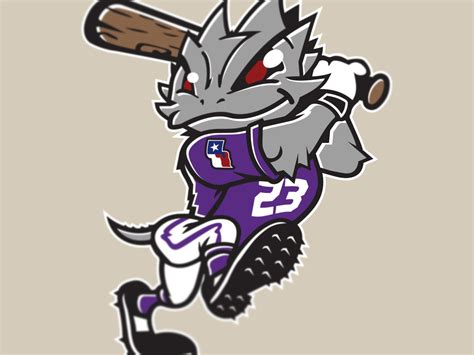 TCU Horned Frog Baseball Logo by Dust Bowl Artistry on Dribbble