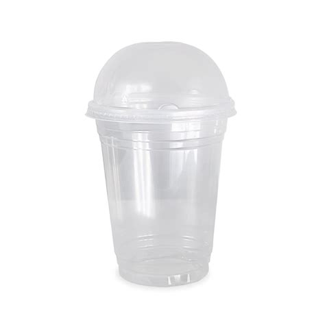 ePackageSupply 16 oz. Clear Plastic Disposable Cups with choice of Flat ...