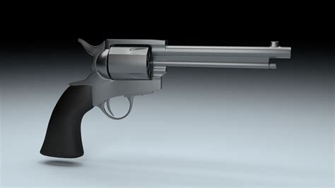 Revolver colt 3D model | CGTrader