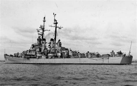 A stern view of Atlanta-class light cruiser USS Juneau (CL-52).[2020 × ...